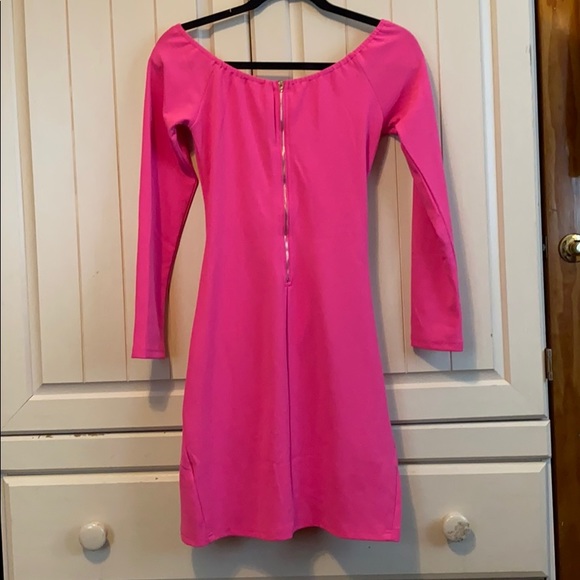 Hot Pink Dress- Tobi - Picture 2 of 2